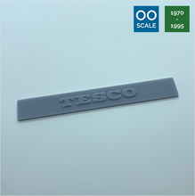 Load image into Gallery viewer, OO Scale | 1970 Tesco Sign (1 piece)

