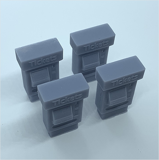 OO Scale | Ticket Machine - Type 1 (4 pack)