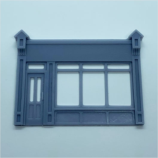 O Scale Storefront OO Scale | Victorian Shopfront - Type 2 (1 piece) — Model Railway Scenes