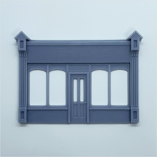 O Scale Storefront OO Scale | Victorian Shopfront - Type 3 (1 piece) — Model Railway Scenes