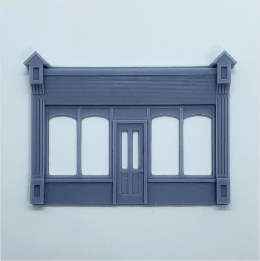 N Scale | Victorian Shopfront - Type 3 (1 piece)
