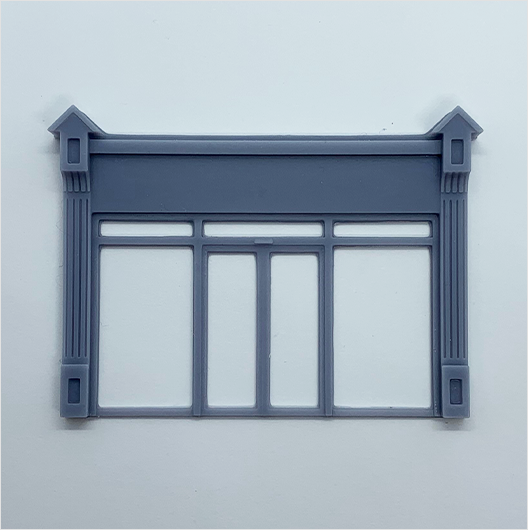 N Scale | Victorian Shopfront - Type 4 (1 piece)