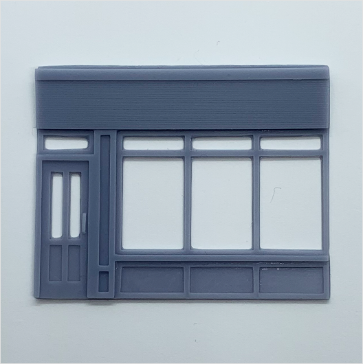 OO Scale | Victorian Shopfront - Parade - Type 2 (1 piece)