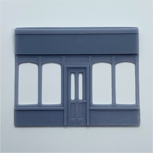 N Scale | Victorian Shopfront - Parade - Type 3 (1 piece)