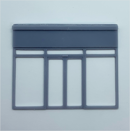 N Scale | Victorian Shopfront - Parade - Type 4 (1 piece)