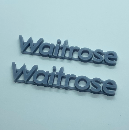 OO Scale | Waitrose Shop Sign (2 pack)
