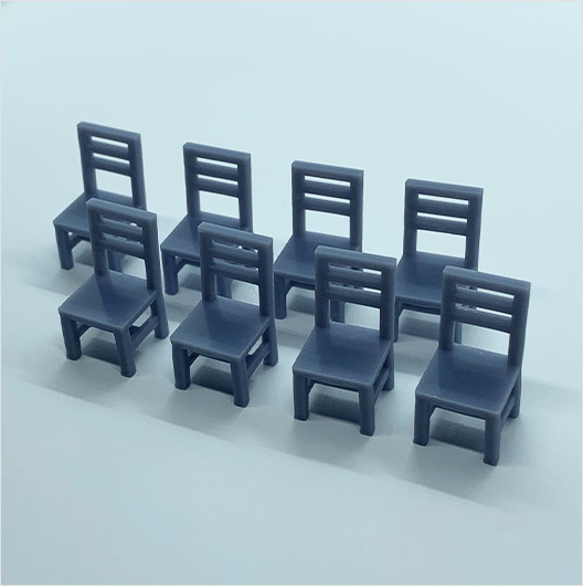 O Scale | Wooden Chair (8 pack)